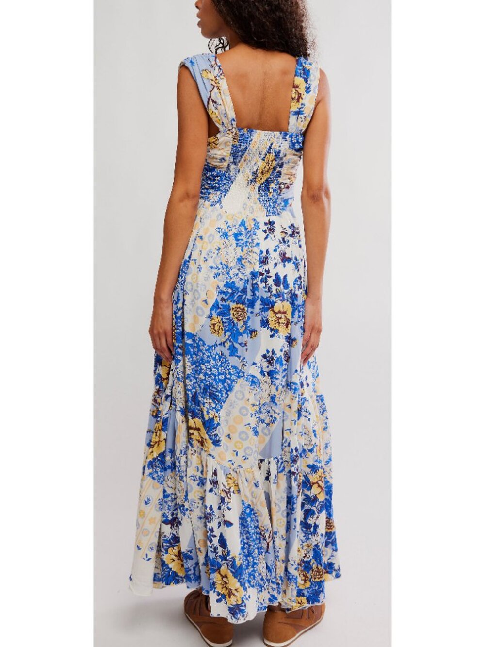 FREE PEOPLE Sasha Maxi Dress / Porcelain Combo - Picture 3 of 6